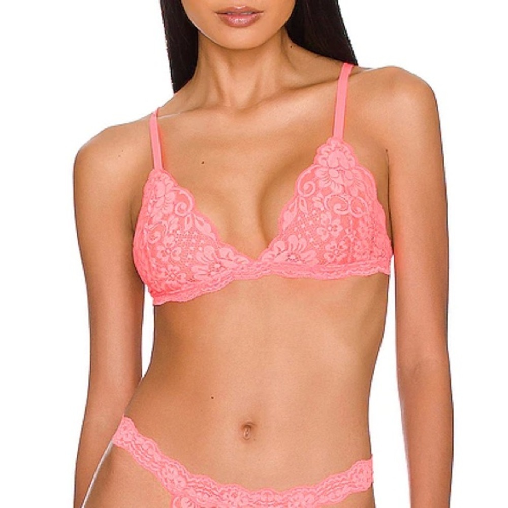 We Are HAH Chi Bralittle Bralette In Fried Salmon